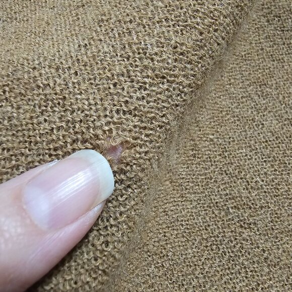 Alpaca International Baby Alpaca Poncho Wrap Cape OS Camel Tassel Quiet Luxury - Picture 7 of 7